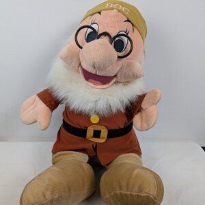 Disney Snow White Large Collectible Vintage Plush Dwarf Stuffy - Doc 36"